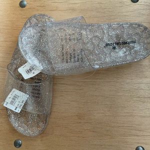 Jelly Sparkly Sandals Slides